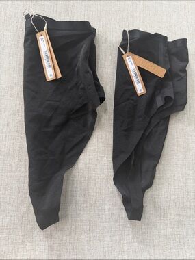 SKIMS Bundle Of 2 Power Mesh High Waisted Thongs Women’s Medium ONYX SH-HWT-0251